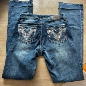 Charme size 28 Women's Boot Cut Jeans in Blue